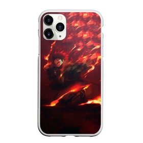 Чехол для iPhone 11 Pro Max матовый с принтом Танджиро Камадо в городе Новоалтайск, Силикон |  | Тематика изображения на принте: аниме | клинок рассекающий демонов | танджиро камадо