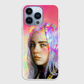Чехол для iPhone 13 Pro с принтом РАДУЖНЫЙ ОГОНЬ в городе Новоалтайск,  |  | Тематика изображения на принте: bad guy | billie eilish | music | ocean eyes | pop | билли айлиш | билли эйлиш | девушка | музыка