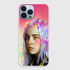 Чехол для iPhone 13 Pro Max с принтом РАДУЖНЫЙ ОГОНЬ в городе Новоалтайск,  |  | bad guy | billie eilish | music | ocean eyes | pop | билли айлиш | билли эйлиш | девушка | музыка