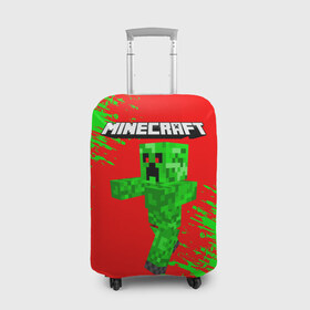 Чехол для чемодана 3D с принтом MINECRAFT. в городе Новоалтайск, 86% полиэфир, 14% спандекс | двустороннее нанесение принта, прорези для ручек и колес | craft | game | mine | minecraft | minecraftmemories | pixel | twitter | игра | майнкрафт | маркус перссон | пиксель | ремесло | шахта