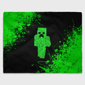 Плед 3D с принтом MINECRAFT. в городе Новоалтайск, 100% полиэстер | закругленные углы, все края обработаны. Ткань не мнется и не растягивается | craft | game | mine | minecraft | minecraftmemories | pixel | twitter | игра | майнкрафт | маркус перссон | пиксель | ремесло | шахта