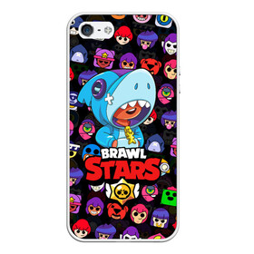 Чехол для iPhone 5/5S матовый с принтом BRAWL STARS LEON SHARK в городе Новоалтайск, Силикон | Область печати: задняя сторона чехла, без боковых панелей | 8 bit | 8 бит | bibi | brawl stars | crow | el brown | leon | leon shark | max | mr.p | sally leon | shark | stars | virus | werewolf | акула | биби | вирус | ворон | леон | оборотень | пингвин