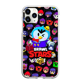 Чехол для iPhone 11 Pro матовый с принтом BRAWL STARS MR P в городе Новоалтайск, Силикон |  | 8 bit | 8 бит | bibi | brawl stars | crow | el brown | leon | leon shark | max | mr.p | sally leon | shark | stars | virus | werewolf | акула | биби | вирус | ворон | леон | оборотень | пингвин