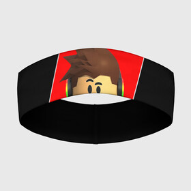 Повязка на голову 3D с принтом ROBLOX в городе Новоалтайск,  |  | game | gamer | logo | minecraft | roblox | simulator | игра | конструктор | лого | майнкрафт | симулятор | строительство | фигура