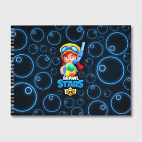 Альбом для рисования с принтом Brawl Stars Summer Jessie в городе Новоалтайск, 100% бумага
 | матовая бумага, плотность 200 мг. | 8 бит | bea | bo | brawl stars | brock | crow | darryl | dynamike | frank | gt max | gt макс | max | mortis | sally leon | sally ле | sandy | shark leon | spike | virus 8 bit | акула леон | беа | бо | бравл старс | брок | джесси | динамайк