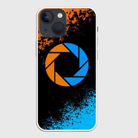 Чехол для iPhone 13 mini с принтом PORTAL | ПОРТАЛ (Z) в городе Новоалтайск,  |  | aperture laboratories | glados | portal | portal 2 | valve | гладос | портал | портал 2 | челл
