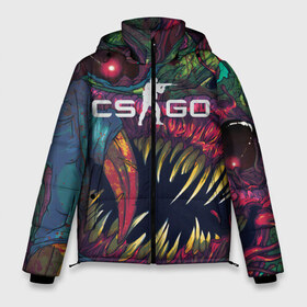 Мужская зимняя куртка 3D с принтом CS GO Hyper Beast в городе Новоалтайск, верх — 100% полиэстер; подкладка — 100% полиэстер; утеплитель — 100% полиэстер | длина ниже бедра, свободный силуэт Оверсайз. Есть воротник-стойка, отстегивающийся капюшон и ветрозащитная планка. 

Боковые карманы с листочкой на кнопках и внутренний карман на молнии. | counter | cs | go | hyper beast | strike | ак | бист | гипер | го | зубы | игровая | игроку | игроману | контер | крутая | крутой | кс | нож | страйк | хайпер бист | хипер | чудовище