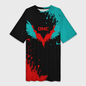 Платье-футболка 3D с принтом DMC в городе Новоалтайск,  |  | devil may cry | dmc | v | девил май край | девил май край игра