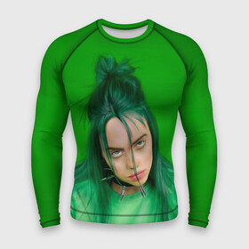 Мужской рашгард 3D с принтом БИЛЛИ АЙЛИШ в городе Новоалтайск,  |  | bad guy | billie eilish | music | ocean eyes | pop | билли айлиш | билли эйлиш | девушка | музыка
