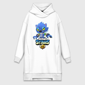 Платье-худи хлопок с принтом B.S. LEON WEREWOLF в городе Новоалтайск,  |  | bibi | brawl stars | coach mike | crow | gale | leon | leon shark | max | mecha crow | mr.p | phoenix | sally leon | sandy | spike | sprout | tara | unicorn | virus 8 bit | werewolf | ворон | оборотень