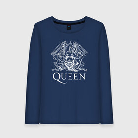 Женский лонгслив хлопок с принтом QUEEN в городе Новоалтайск, 100% хлопок |  | queen | rock | брайан мэи | группа queen | группа квин | джон дикон | квин | королева | король | роджер тейлор | рок | фредди меркьюри
