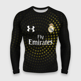 Мужской рашгард 3D с принтом Real Madrid в городе Новоалтайск,  |  | champions | football | madrid | real | real madrid | soccer | spain | uefa | world cup | ла лига | лига чемпионов | мадрид | реал | реал мадрид | форма | формы | футбол
