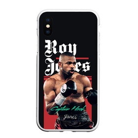 Чехол для iPhone XS Max матовый с принтом Roy Jones в городе Новоалтайск, Силикон | Область печати: задняя сторона чехла, без боковых панелей | captain hook | roy jones | roy levesta jones | бокс | капитан хук | рой джонс
