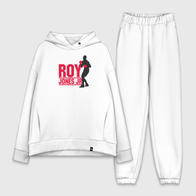 Женский костюм хлопок Oversize с принтом Roy Jones Jr. в городе Новоалтайск,  |  | captain hook | roy jones | roy levesta jones | бокс | капитан хук | рой джонс
