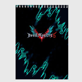 Скетчбук с принтом DEVIL MAY CRY в городе Новоалтайск, 100% бумага
 | 48 листов, плотность листов — 100 г/м2, плотность картонной обложки — 250 г/м2. Листы скреплены сверху удобной пружинной спиралью | dante | devil may cry | devil may cry 3 | devil may cry 5 | dmc | dmc 3 | dmc 5 | game | hell | play | sword | ад | данте | дьявол может плакать | игры | компьютерные игры 2020 | меч