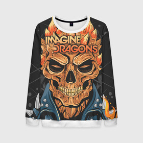 Мужской свитшот 3D с принтом Imagine Dragons  в городе Новоалтайск, 100% полиэстер с мягким внутренним слоем | круглый вырез горловины, мягкая резинка на манжетах и поясе, свободная посадка по фигуре | alternative | believer | demons | dragons | imagines | imagining | interscope | kid | korner | radioactive | records | альтернативный рок | имеджин драгонс | инди | поп | электроник