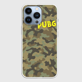 Чехол для iPhone 13 Pro с принтом PUBG лесной камуфляж в городе Новоалтайск,  |  | military | playerunknowns battlegrounds | playerunknown’s battlegrounds | pubg | армия | камуфляж | лесной камуфляж | милитари | пубг