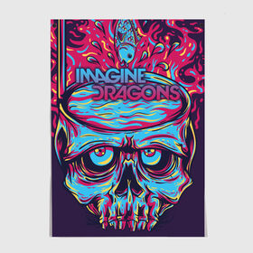 Постер с принтом Imagine Dragons в городе Новоалтайск, 100% бумага
 | бумага, плотность 150 мг. Матовая, но за счет высокого коэффициента гладкости имеет небольшой блеск и дает на свету блики, но в отличии от глянцевой бумаги не покрыта лаком | Тематика изображения на принте: alternative | believer | demons | dragons | imagines | imagining | interscope | kid | korner | radioactive | records | альтернативный рок | имеджин драгонс | инди | поп | электроник