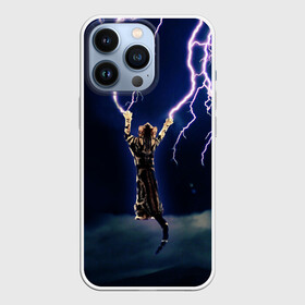 Чехол для iPhone 13 Pro с принтом ГРОЗНЫЙ КОШАК. в городе Новоалтайск,  |  | Тематика изображения на принте: cat | гроза | грозный кошак | животное | кот | кот с молниями | котик | котик и гроза | котэ