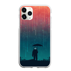 Чехол для iPhone 11 Pro Max матовый с принтом Космический Дождь в городе Новоалтайск, Силикон |  | Тематика изображения на принте: night | rain | space | star | stars | астронавт | дождь | звезды | картинки | космический | космонавт | космос | ночь | прикольная | прикольные | темнота