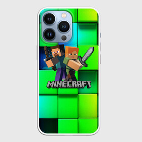 Чехол для iPhone 13 Pro с принтом MINECRAFT в городе Новоалтайск,  |  | block | creeper | cube | minecraft | pixel | блок | геометрия | крафт | крипер | кубики | майнкрафт | пиксели