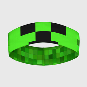 Повязка на голову 3D с принтом MINECRAFT в городе Новоалтайск,  |  | block | creeper | cube | minecraft | pixel | блок | геометрия | крафт | крипер | кубики | майнкрафт | пиксели