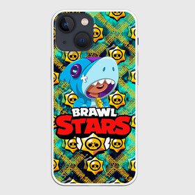 Чехол для iPhone 13 mini с принтом Brawl Stars Leon в городе Новоалтайск,  |  | brawl | brawl stars | leon | leon shark | shark | stars | акула | бравл | бравл старс | игры | леон | лого | логотип | старс