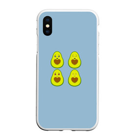 Чехол для iPhone XS Max матовый с принтом Авокадо в городе Новоалтайск, Силикон | Область печати: задняя сторона чехла, без боковых панелей | авокадо | авокадо с сердечком | авокадо сердечко | авокадо сердце | авокадо эмоции | сердечко | четыре | четыре авокадо