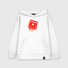 Детская толстовка хлопок с принтом ROBLOX в городе Новоалтайск, 100% хлопок | Круглый горловой вырез, эластичные манжеты, пояс, капюшен | game | gamer | logo | minecraft | roblox | simulator | supreme | игра | конструктор | лого | майнкрафт | персонажи | симулятор | строительство | супреме | суприм | суприме | фигура