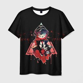 Мужская футболка 3D с принтом CountryHumans. в городе Новоалтайск, 100% полиэфир | прямой крой, круглый вырез горловины, длина до линии бедер | country | countryhumans | америка | дружба народов | контрихуменс | патриотизм | персонажи | родина | россия | страна | страна людей | сша | талерантность