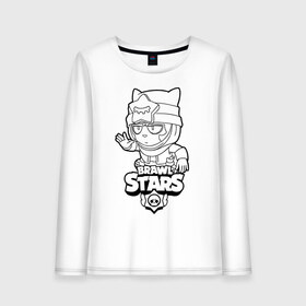 Женский лонгслив хлопок с принтом Brawl Stars SANDY (раскраска) в городе Новоалтайск, 100% хлопок |  | brawl | brawl stars | crow | leon | sally | shark | stars | акула | бравл | бравл старс | браво старс | игра | компьютерная | кров | леон | леон акула | раскраска | старс | шарк