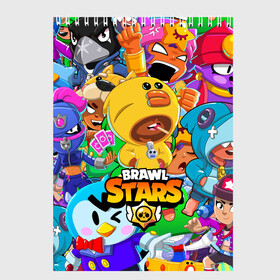 Скетчбук с принтом BRAWL STARS SALLY LEON в городе Новоалтайск, 100% бумага
 | 48 листов, плотность листов — 100 г/м2, плотность картонной обложки — 250 г/м2. Листы скреплены сверху удобной пружинной спиралью | 8 bit | 8 бит | bibi | brawl stars | crow | el brown | leon | leon shark | max | mr.p | sally leon | shark | stars | virus | werewolf | акула | биби | вирус | ворон | леон | оборотень | пингвин