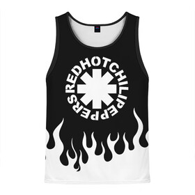 Мужская майка 3D с принтом Red Hot Chili Peppers в городе Новоалтайск, 100% полиэстер | круглая горловина, приталенный силуэт, длина до линии бедра. Пройма и горловина окантованы тонкой бейкой | chili | hot | music | peppers | red hot chili peppers | rock | музыка | ред хот чили пеперс | рок