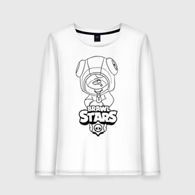 Женский лонгслив хлопок с принтом Brawl Stars LEON (раскраска) в городе Новоалтайск, 100% хлопок |  | brawl | brawl stars | crow | leon | sally | shark | stars | акула | бравл | бравл старс | браво старс | игра | компьютерная | кров | леон | леон акула | раскраска | старс | шарк