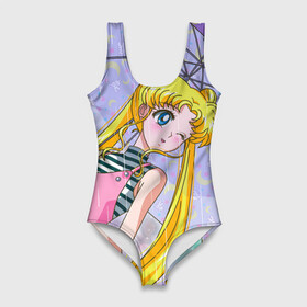 Купальник-боди 3D с принтом Sailor Moon в городе Новоалтайск, 82% полиэстер, 18% эластан | Круглая горловина, круглый вырез на спине | baby | bunny | girl | like | pink | sailormoon | usagi | вода капли | воин | волосы | глаза | девушка | дождь | зайчик | зонтик | котик | кролик | лето | луна | малышка | матроска | небо | облака | природа | радуга | розовый