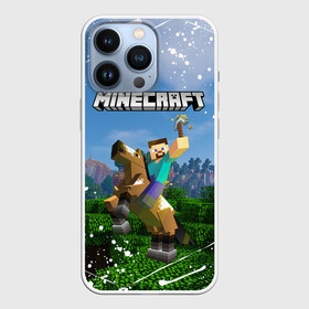Чехол для iPhone 13 Pro с принтом MINECRAFT в городе Новоалтайск,  |  | block | creeper | cube | minecraft | pixel | блок | геометрия | крафт | крипер | кубики | майнкрафт | пиксели