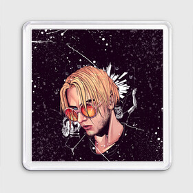 Магнит 55*55 с принтом PYROKINESIS | ПИРОКИНЕЗИС в городе Новоалтайск, Пластик | Размер: 65*65 мм; Размер печати: 55*55 мм | Тематика изображения на принте: pyrokinesis | rap | russia | пиро | пирокинезис | реп