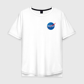 Мужская футболка хлопок Oversize с принтом NASA в городе Новоалтайск, 100% хлопок | свободный крой, круглый ворот, “спинка” длиннее передней части | galaxy | maven | nasa | space | space company | star | астрономия | галактика | джемини | дискавери | звезды | космическая компания | космос | кьюриос | меркурий | наса | скайлэб | спейс шаттл | шаттл