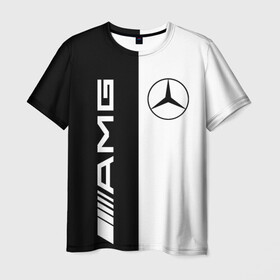 Мужская футболка 3D с принтом MERCEDES AMG | МЕРСЕДЕС (Z) в городе Новоалтайск, 100% полиэфир | прямой крой, круглый вырез горловины, длина до линии бедер | 2020 | amg | auto | clk | cls | glk | mercedes | mercedes benz | slk | sport | авто | автомобиль | автомобильные | амг | бренд | глк | марка | машины | мерседес | слк | спорт | цлк | цлс