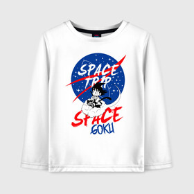 Детский лонгслив хлопок с принтом Space trip в городе Новоалтайск, 100% хлопок | круглый вырез горловины, полуприлегающий силуэт, длина до линии бедер | аниме | космическая | космос | наса | путешествие в космос