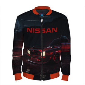Мужской бомбер 3D с принтом NISSAN | НИССАН в городе Новоалтайск, 100% полиэстер | застегивается на молнию, по бокам два кармана без застежек, по низу бомбера и на воротнике - эластичная резинка | 2020 | 350z | 370z | almera | armada | auto | cube | gt r | juke | micra | murano | navara | nissan | primera | qashqai | skyl | sport | terrano | x trail | авто | автомобиль | автомобильные | бренд | марка | машины | ниссан | спорт