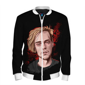 Мужской бомбер 3D с принтом Pyrokinesis в городе Новоалтайск, 100% полиэстер | застегивается на молнию, по бокам два кармана без застежек, по низу бомбера и на воротнике - эластичная резинка | Тематика изображения на принте: pyro | pyrokines | pyrokinesis | rap | пиро | пирокинез | пирокинезис | реп | рэп