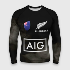 Мужской рашгард 3D с принтом ALL BLACKS в городе Новоалтайск,  |  | all blacks | new zealandd | rugby | новая зеландия | олл блэкс | регби | хака