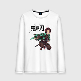 Мужской лонгслив хлопок с принтом KIMETSU NO YAIBA в городе Новоалтайск, 100% хлопок |  | demon slayer | demon slayer: kimetsu no yaiba | kimetsu | kimetsu no yaiba | nezuko | slayer | tanjiro | клинок рассекающий демонов | незуко | танджиро | шинобу кочо