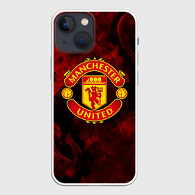 Чехол для iPhone 13 mini с принтом МАНЧЕСТЕР ЮНАЙТЕД | FCMU | MANCHESTER UNITED в городе Новоалтайск,  |  | fc | fcmu | football | football club | manchester united | red devils | sport | красные дьяволы | манчестер юнайтед | спорт | фк | фкмю | футбол | футбольный клуб