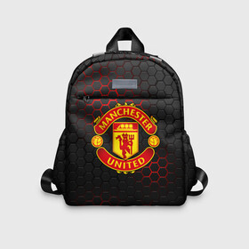 Детский рюкзак 3D с принтом МАНЧЕСТЕР ЮНАЙТЕД | FCMU | MANCHESTER UNITED в городе Новоалтайск, 100% полиэстер | лямки с регулируемой длиной, сверху петелька, чтобы рюкзак можно было повесить на вешалку. Основное отделение закрывается на молнию, как и внешний карман. Внутри дополнительный карман. По бокам два дополнительных кармашка | fc | fcmu | football | football club | manchester united | red devils | sport | красные дьяволы | манчестер юнайтед | спорт | фк | фкмю | футбол | футбольный клуб