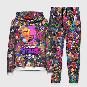 Мужской костюм 3D (с толстовкой) с принтом BRAWL STARS: SANDY в городе Новоалтайск,  |  | bibi | brawl stars | brock | bull | crow | dinomike | el primo | leon | mobile game | nita | poko | ricochet | stars | tara | бравл старс | ворон | леон | мобильные игры