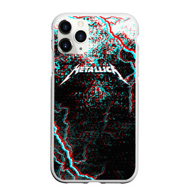 Чехол для iPhone 11 Pro Max матовый с принтом METALLICA GLITCH STORM в городе Новоалтайск, Силикон |  | metallica | rock | джеймс хэтфилд | джейсон ньюстед | дэйв мастейн | кирк хэмметт | клифф бёртон | ларс ульрих | металлика | музыка | роберт трухильо | рок