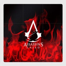 Магнитный плакат 3Х3 с принтом ASSASSIN`S CREED в городе Новоалтайск, Полимерный материал с магнитным слоем | 9 деталей размером 9*9 см | Тематика изображения на принте: black flag | brotherhood | chronicles | creed | game | origins | revelations | rogue | syndicate | unity | альтаир | ассасин | игры | кинжал | пираты