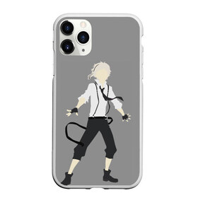 Чехол для iPhone 11 Pro матовый с принтом Atsushi Nakajima в городе Новоалтайск, Силикон |  | atsushi | bungou | dogs | nakajima | stray | tiger | атсуси | атсуши | ацуси | ацуши | бродячие псы | бродячих | литературные гении | накаджима | накадзима | проза | псов | тигр